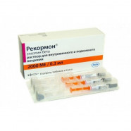 Купить Рекормон (в Европе название НеоРекормон) Эритропоэтин р-р для инъекций 2000МЕ 0,3мл №6 в Челябинске